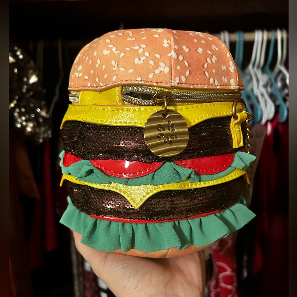 Betsey Johnson Cheeseburger Crossbody